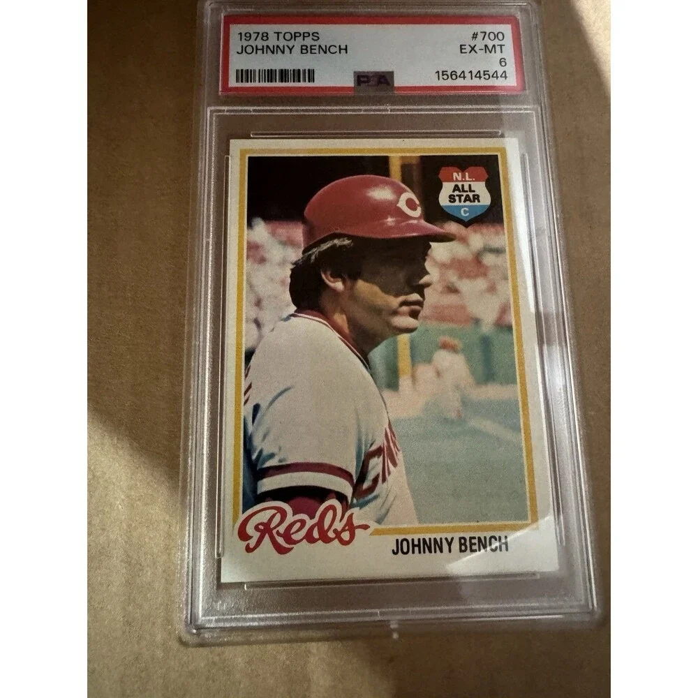 1978 Topps - Johnny Bench #700 PSA Graded 6 EX-MT